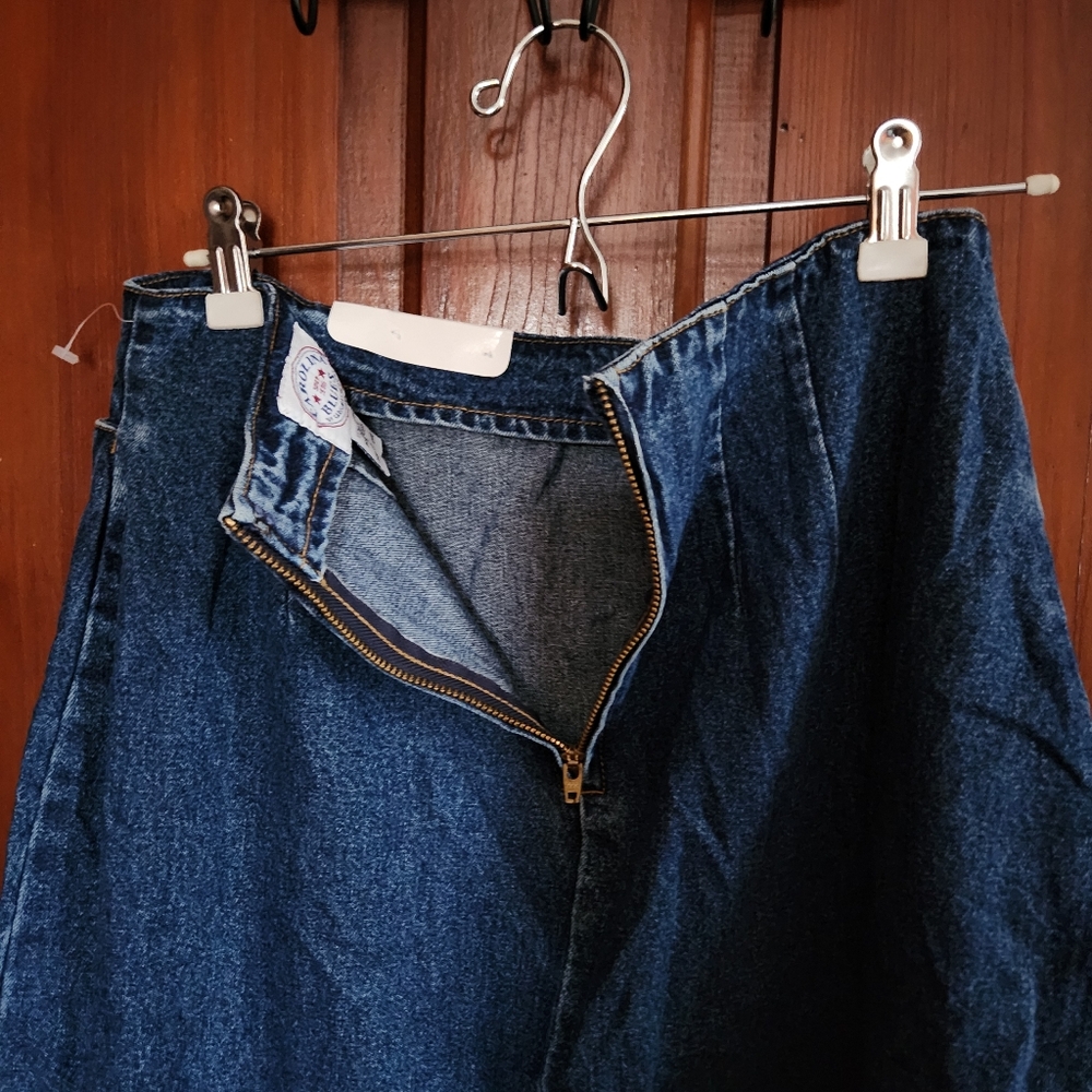 Vintage Carolina Blue Denim Skirt Size 8 - Picture 5 of 7